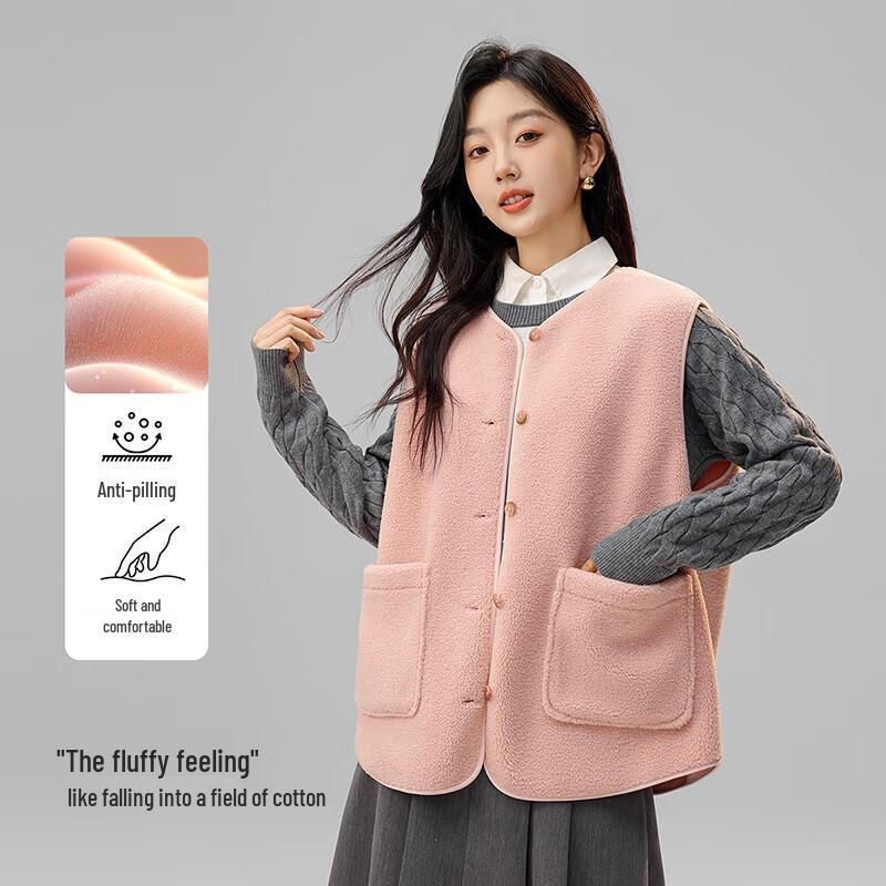 

SNOWFLYING Женский флисовый жилет с круглым вырезом XL