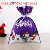 Christmas Gift Bag Pack For Holiday Party Favors And Decorations