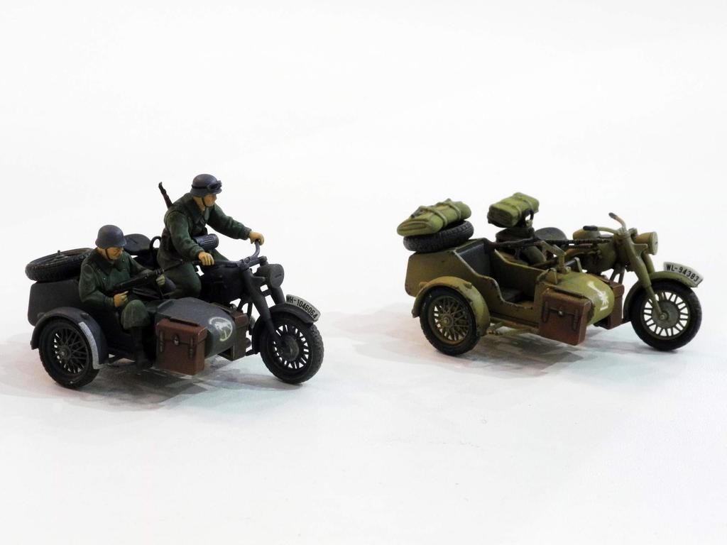 Tamiya 1/48 Military Miniature Series No. 78 German Army Sidecar Plastic Model 32578