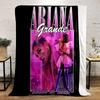 Ariana Grande Thank U, Next Blanket Design Patterned Flannel Blanket Perfect for the Bedroom Living Room, Sofa, or a Little Nap
