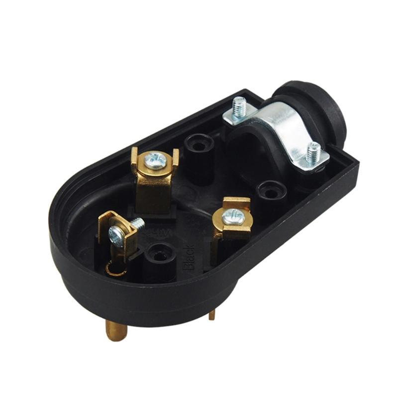 30Amp Male Electrical Cord Plug Power Grip Replacement Set For RV for Camper RV Replacement Plug 3 Prong Electrical Powe
