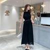 Women's Slimming Chiffon Sleeveless Dress - 2025 Korean Style Summer Beach Skirt