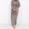 2024 Elegant Plus Size Loose Fit Muslim Dress for Middle East & Turkey