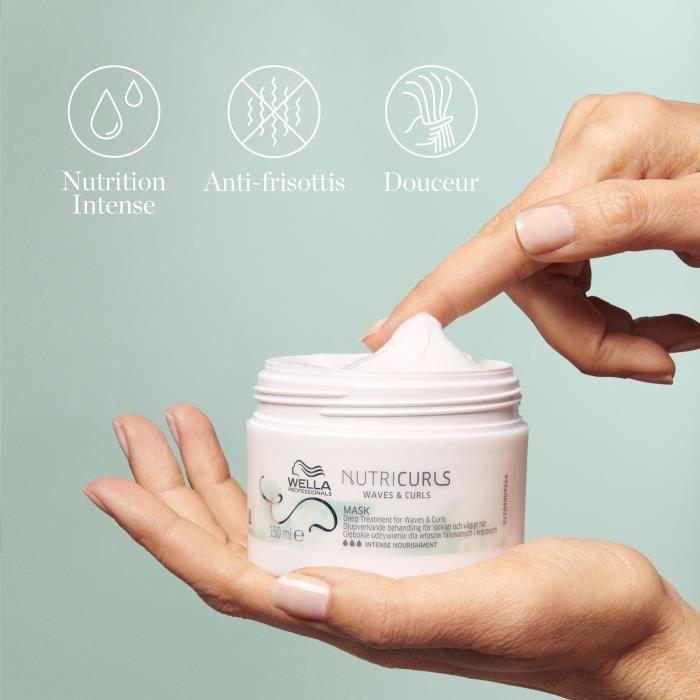 Masque - Wella Professionals - Nutricurls - 500ml - Anti-frisottis - Cheveux bouclés et ondulés