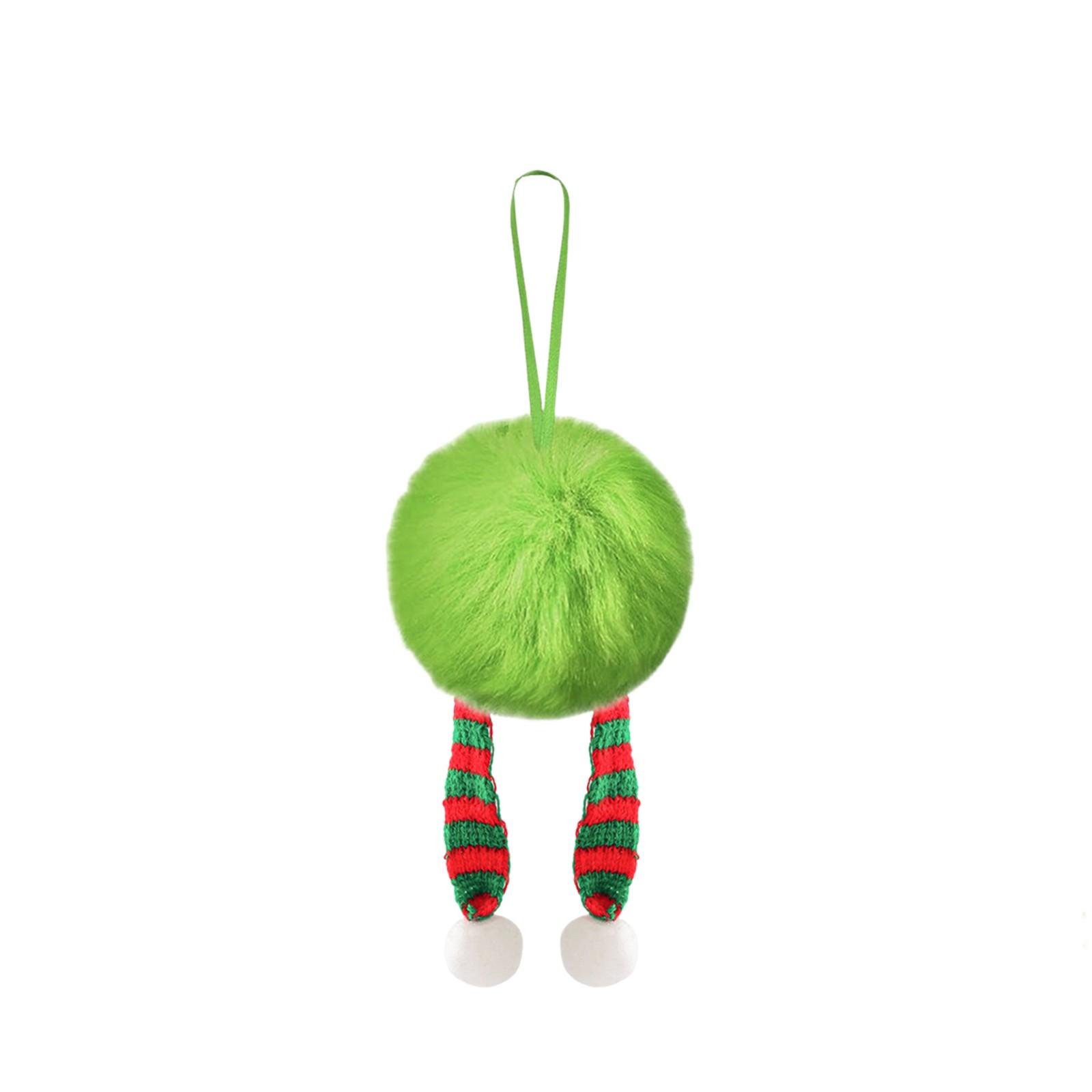 

Christmas Rolling Ball Pendant: Fluorescent Green Faux Balls One Size