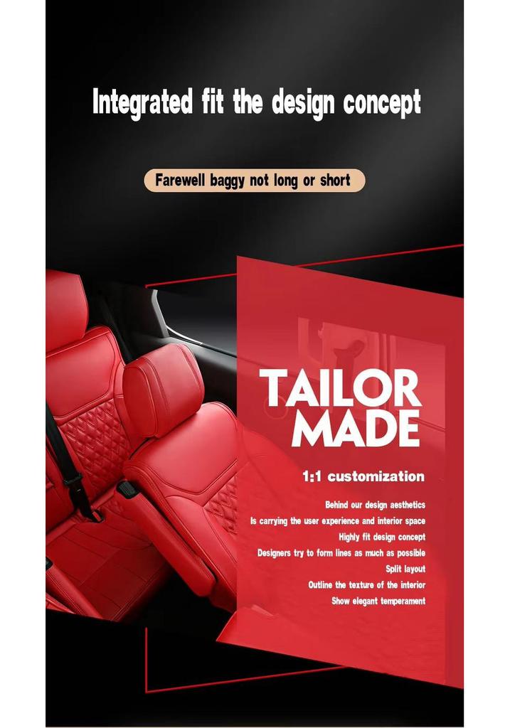 Toyota Land Cruiser All-Season Leather Seat Covers & Cushions Set