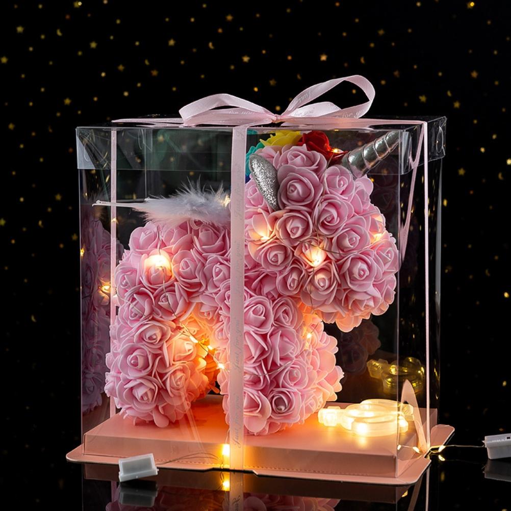 Valentinstagsgeschenk Rose, LED PE Blume, Weihnachtsdekorationen