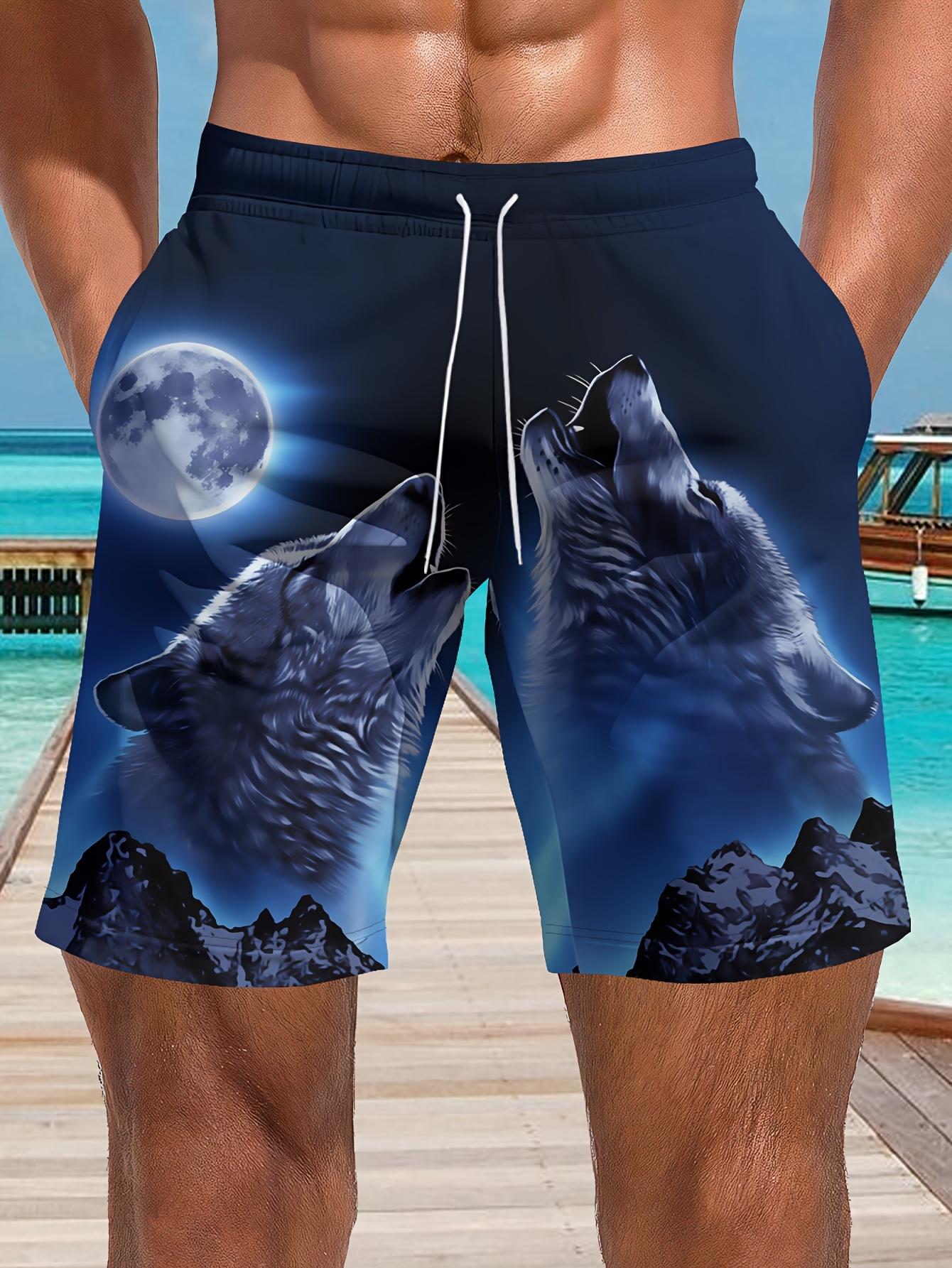 Classic Yellow Duck Pattern Beach Shorts - 3D Printed Men s Fun Shorts - Daily Casual Fashionable Sports and Fitness Pants S