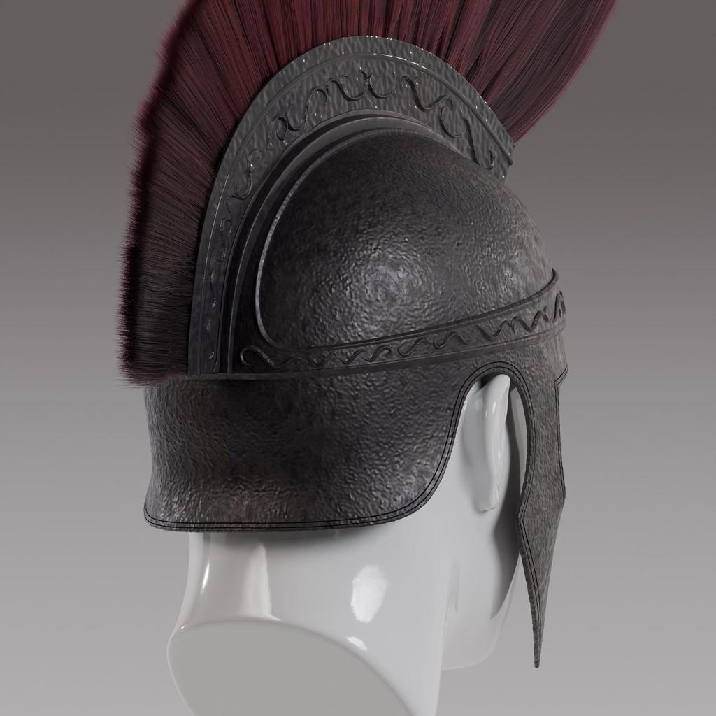 Casque de Guerrier Grec Ancien Inspiré d'Ulysse Réplique en Métal pour Cosplay & Exposition