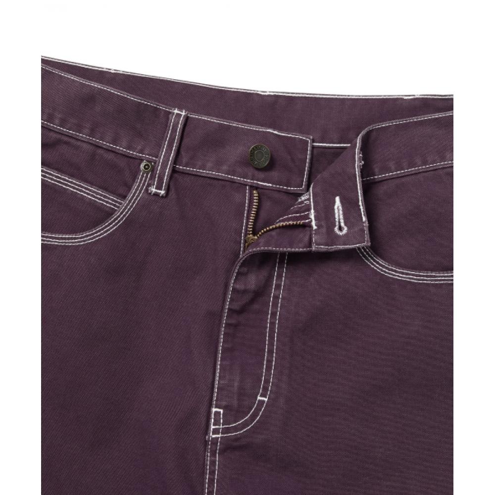 Thisisneverthat Contrast Stitch Short Purple