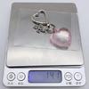 Elegant Heart Keychain Pendant Key Charm Keyring for Everyday Use and Travel