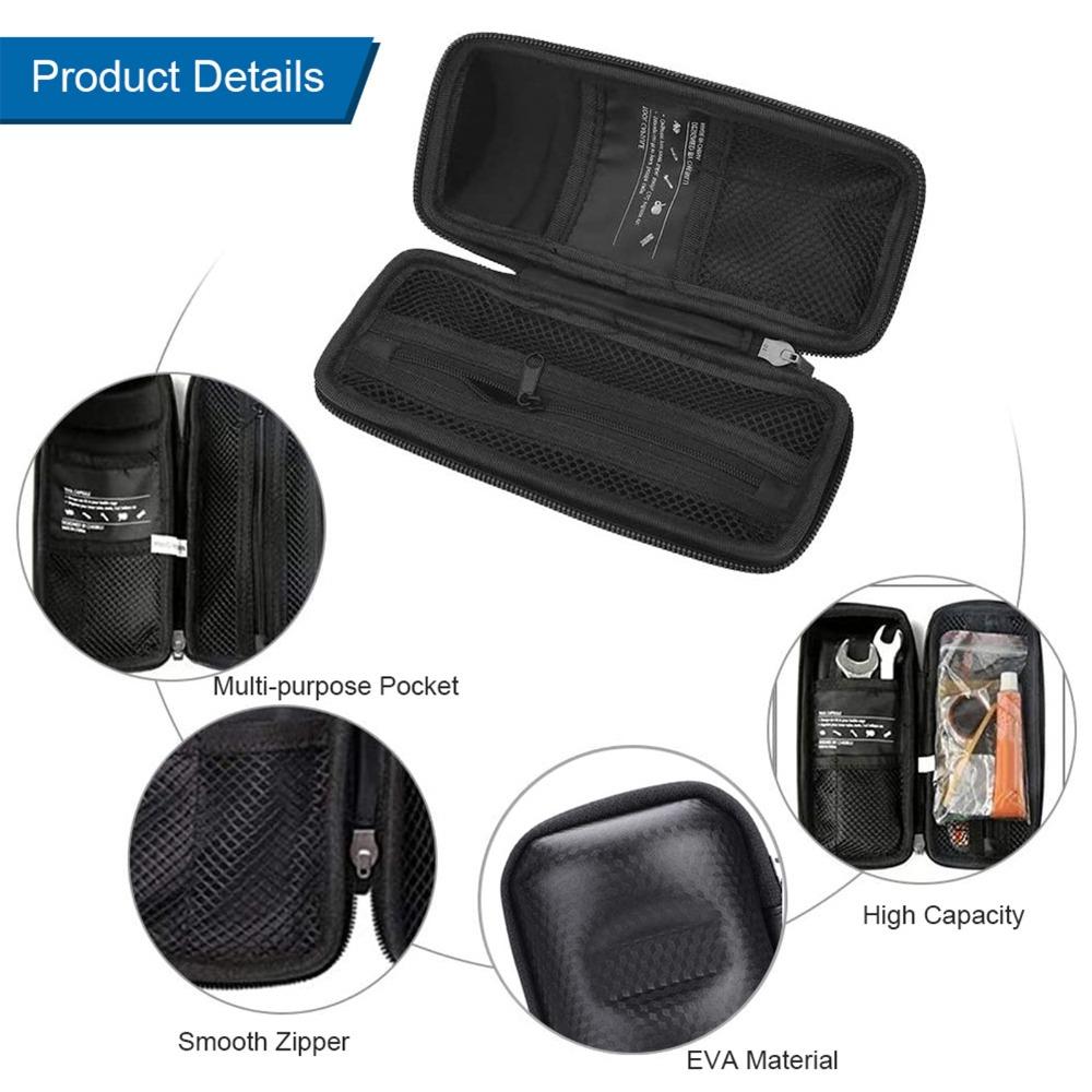 Lightweight Bike Repair Kit Sealed Zipper Cycling Maintenance Pack Durable Tool Storage Bag  Hiking