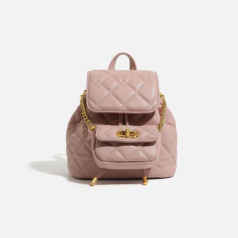 

Крит оти осень и зима новый премиальный рюкзак женский ромбовидный дорожный рюкзак для мамы и ребенка 19*12*19CM