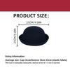 Trendy Solid Color Women’s Bowler Hat Vintage Elegant Girls Wool Felt Hat Lightweight Versatile Derby Hat Formal Occasions