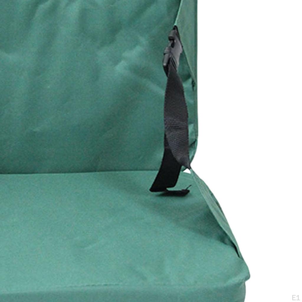Foldable Seat Cushion As Outdoor Stadium Chair And Camping Mat with Padded Backrest