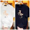 Men's Trendy Heavyweight 300g Casual Short Sleeve Printed T-shirt