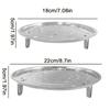 1pc Round Stainless Steel Steamer Rack Kitchen Utensil, Multi-Purpose for Canning, Pot, Pan, and Soup, Durable Home Kitchen Equipment