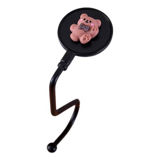 

Держите в чистоте портативную практичную декоративную мультяшную вешалку для сумки, настольный крючок, вешалка для сумки G