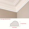 1Pc 39.3" Self - Adhesive Flexible Molding Trim - Peel & Stick for Walls, Floors, Baseboards & Home Decor