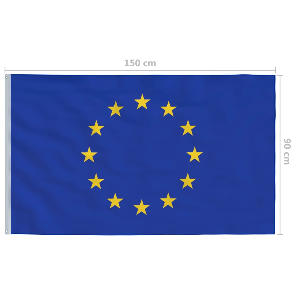 European Flag 90 X 150 Cm