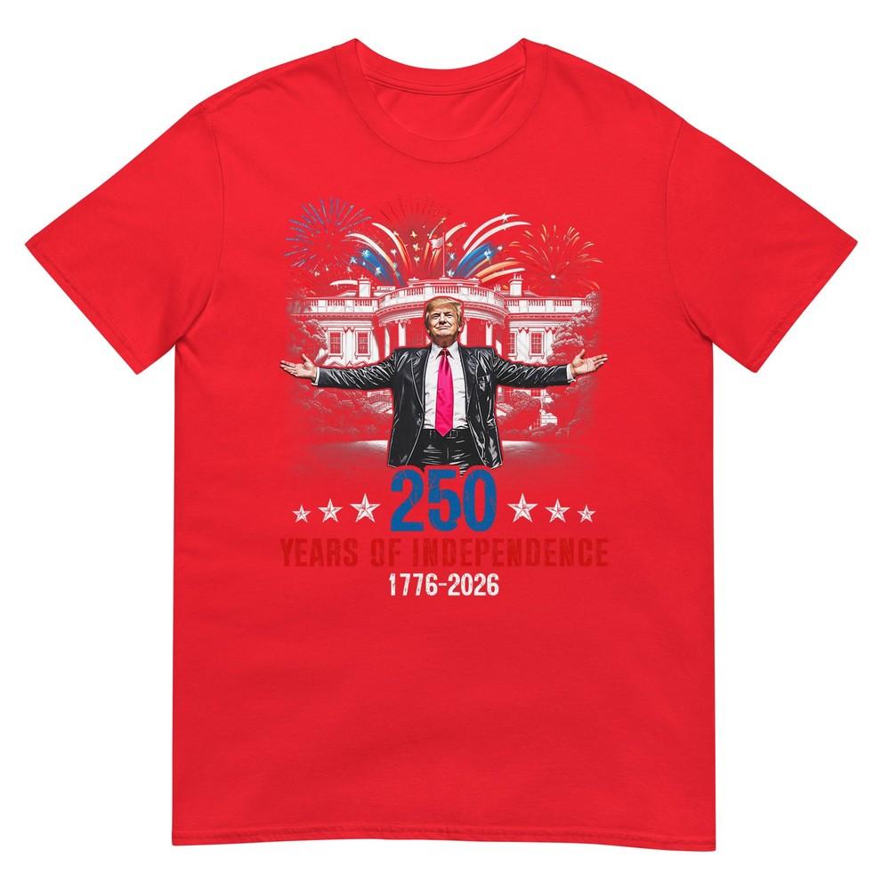 250 Years American 1776 2026 250th Usa Birthday 4th Of July TShirt S