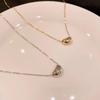 Lucky Bean Necklace: Versatile Clavicle Chain with Forest Style for Women