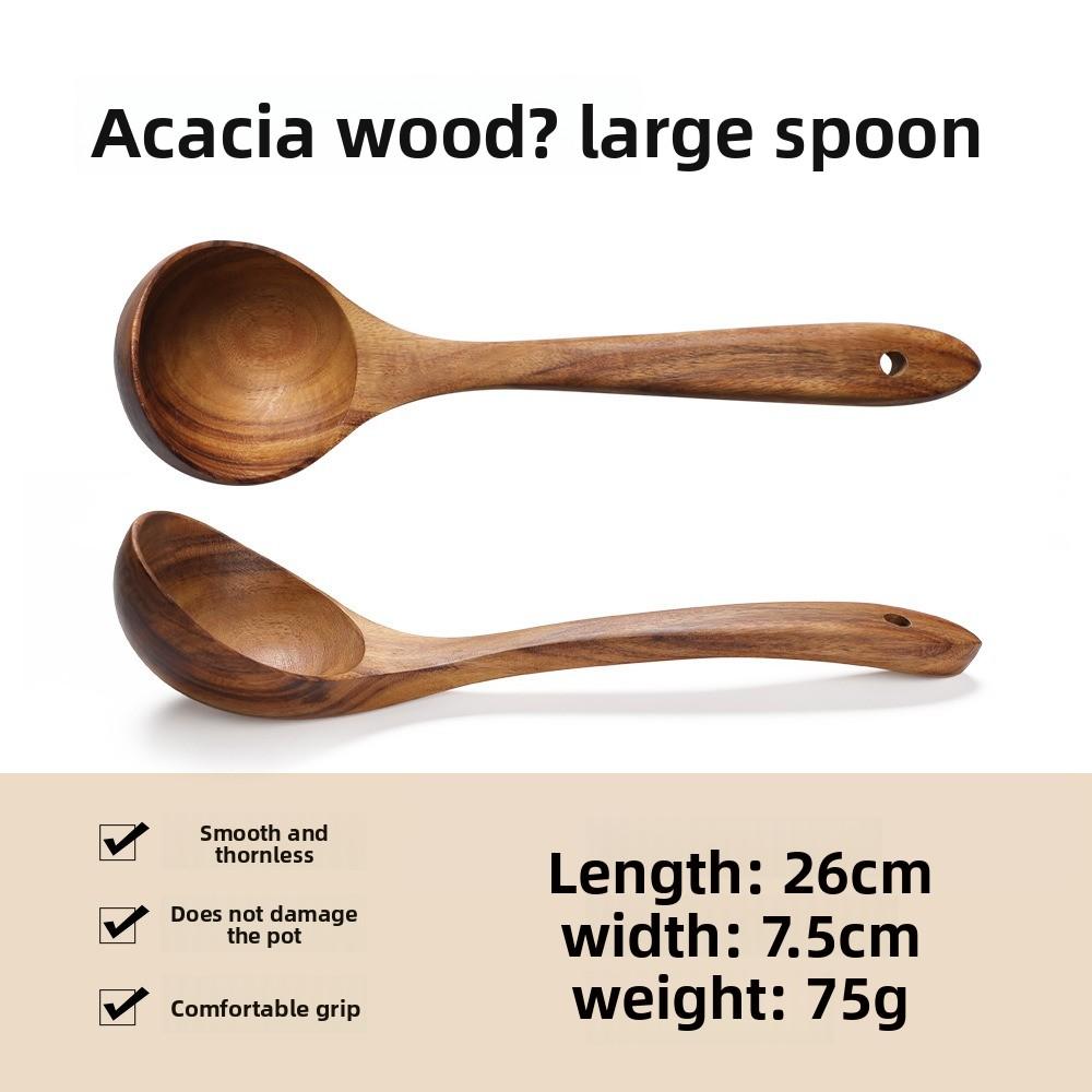 Wooden Spatula Wok Spatula Spoon Wooden Spatula Teak Kitchenware Set Wooden