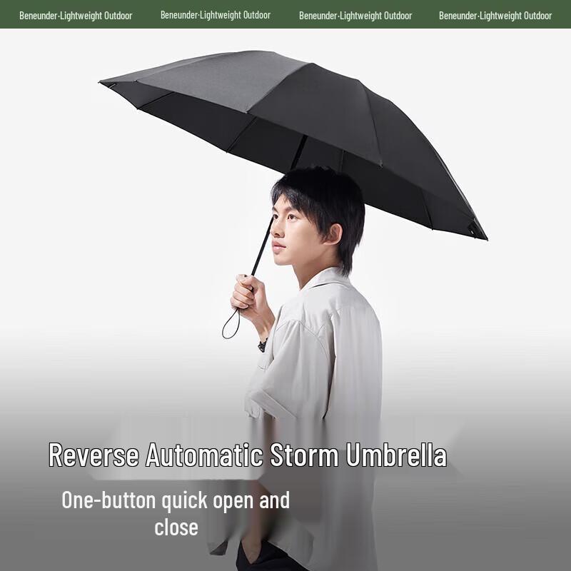 Beneunder Full-Automatic 3-Fold Windproof Umbrella