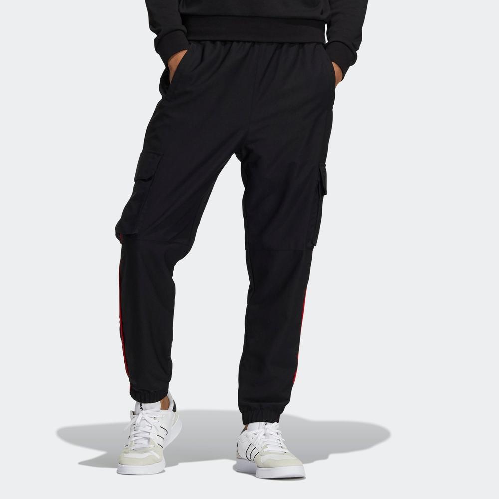 adidas Neo Solid Woven Track Pants Men Bottoms Black HC9715