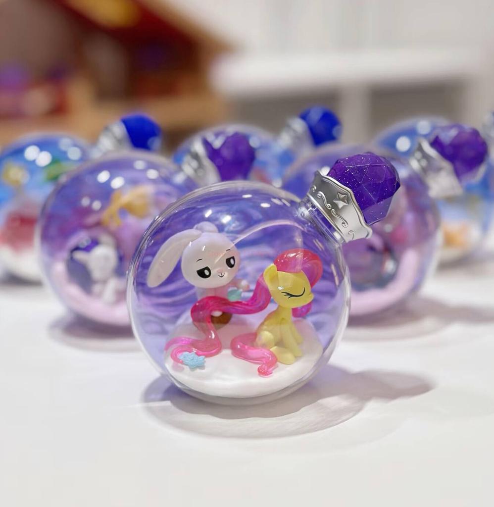 New My Little Pony Capsule Toys Dream Magic Bottle Part Two Twilight Sparkle Fluttershy Rarity Rainbow Dash Blind Box Toys