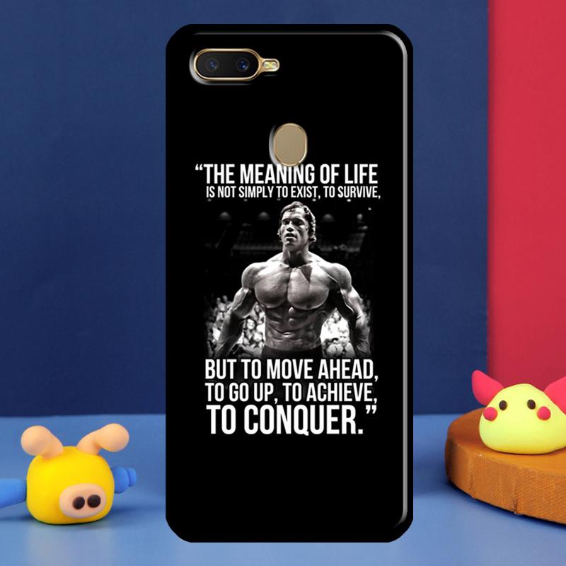 Workout Motivation Fitness Gym Case For Oppo A96 A76 A16 A74 A94 A54 S A57 A77 A58 A78 A98 A5 A9 A91 A15 A17 A52 A72 Cover