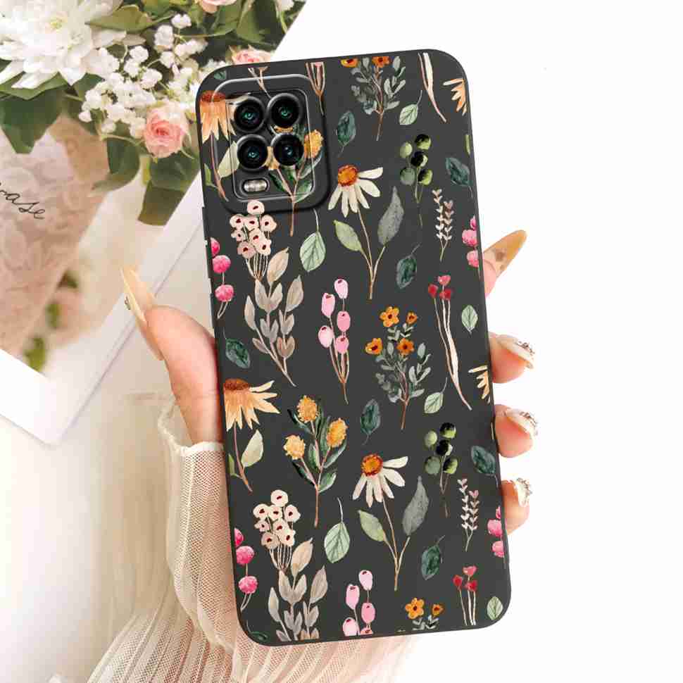 For Xiaomi Mi 10 Lite 5G Case Soft Silicone Retro Print Back Cover For Xiaomi Mi 10Lite M2002J9G M2002J9S Phone Cases