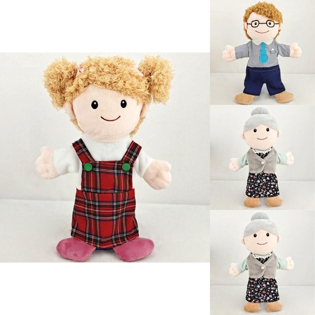 Cute Unicorn Family Hand Puppet Plush Doll Toy For Imaginative Play And Storytelling