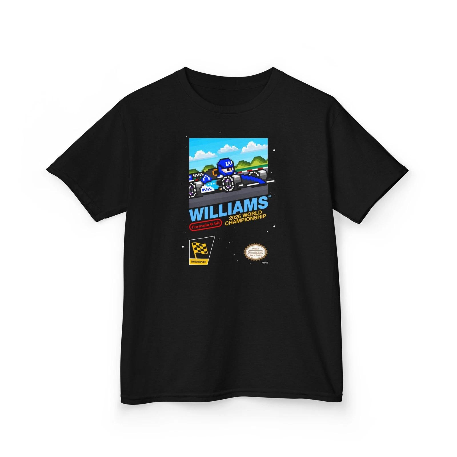 Williams 8-bit Game Kids Heavyweight 100% Cotton T-shirt L