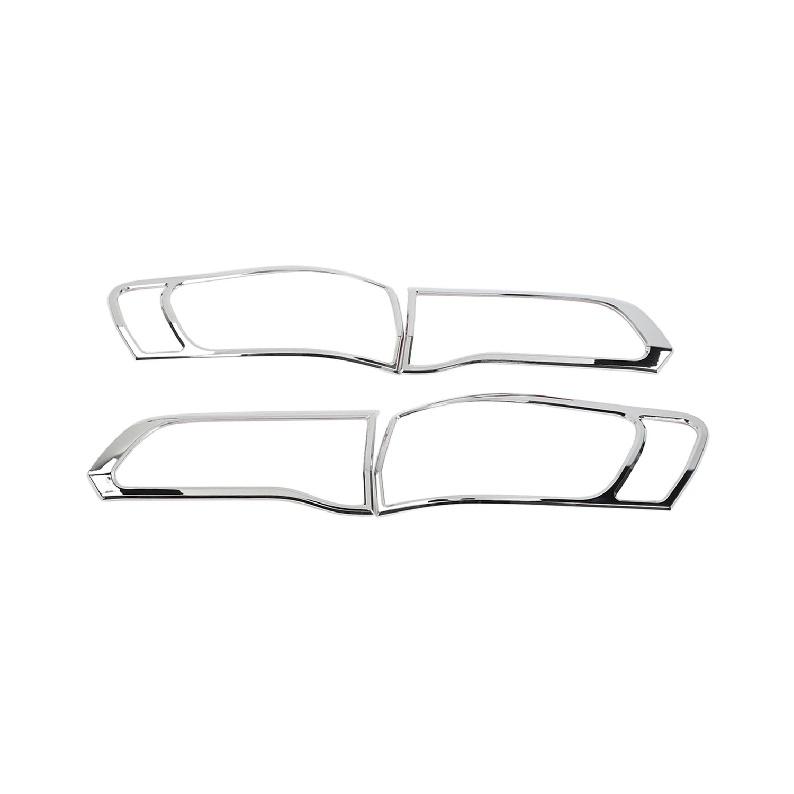 2PCS Car Rear Tail Light Lamp Guard Cover Bezel for Jeep Grand Cherokee 2014 2015 2016 2017 2018 2019 2020 Exterior Accessories