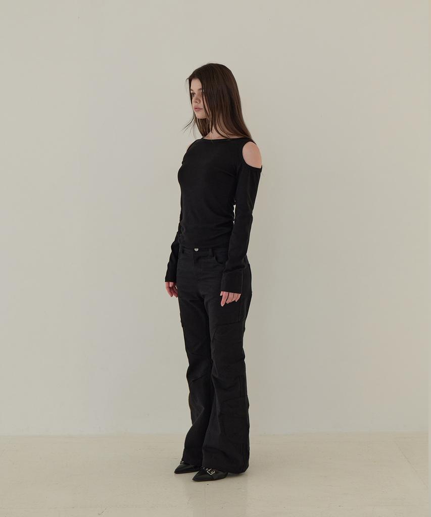 5OML Hole Long Sleeve (Black)