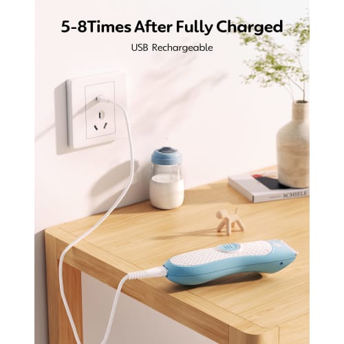 Quiet Baby Hair Clipper Trimmer for Toddlers, Children, and Autism - Waterproof, Rechargeable Cordless Hair Clipper with Ceramic Blades and Haircut Ki