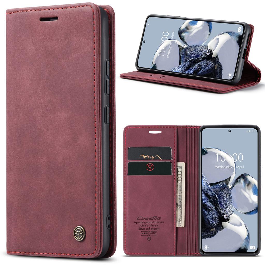 Magnetic Closure Leather Wallet Case for Xiaomi 15 Ultra 14 Pro 13T Pro 12X 12S 11T Lite Dustproof Cover with Card Slots Bracket