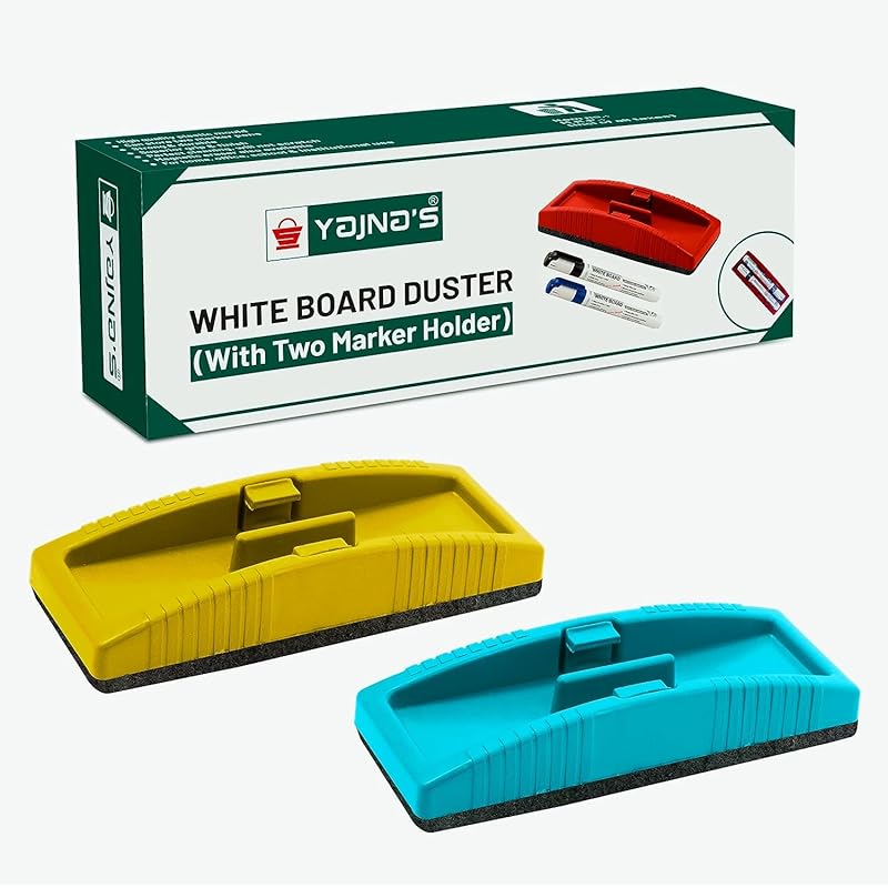 Yajnas Magnetic Whiteboard Duster, White Board Duster | Whiteboard Eraser For Erasing White Board Marker Or Chalk Board