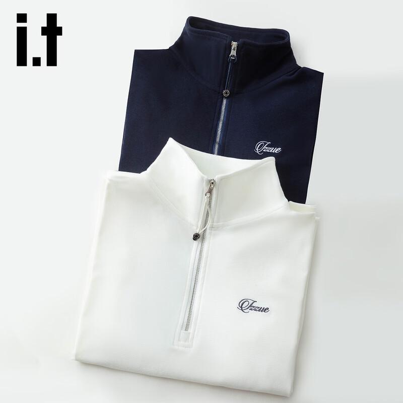 Izzue Women's Half-Zip Polo Long-Sleeve T-Shirt