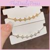Womens Diamond Shape Bracelet With Gold Plating For Gift Giving