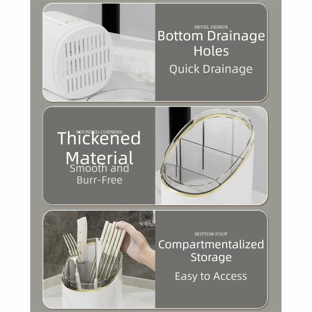 Household Chopsticks Storage Box Integrated Kitchen Tube Holder Household Kitchen