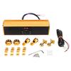 Motorrad Modifikation Lenker Audiosystem Anti Seite Wasserdicht Soundsystem(golden)