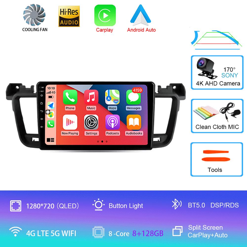 Android 14 For Peugeot 508 2011 - 2018 Car Radio Multimedia Video Player Navigation GPS No 2din 2 Din DVD