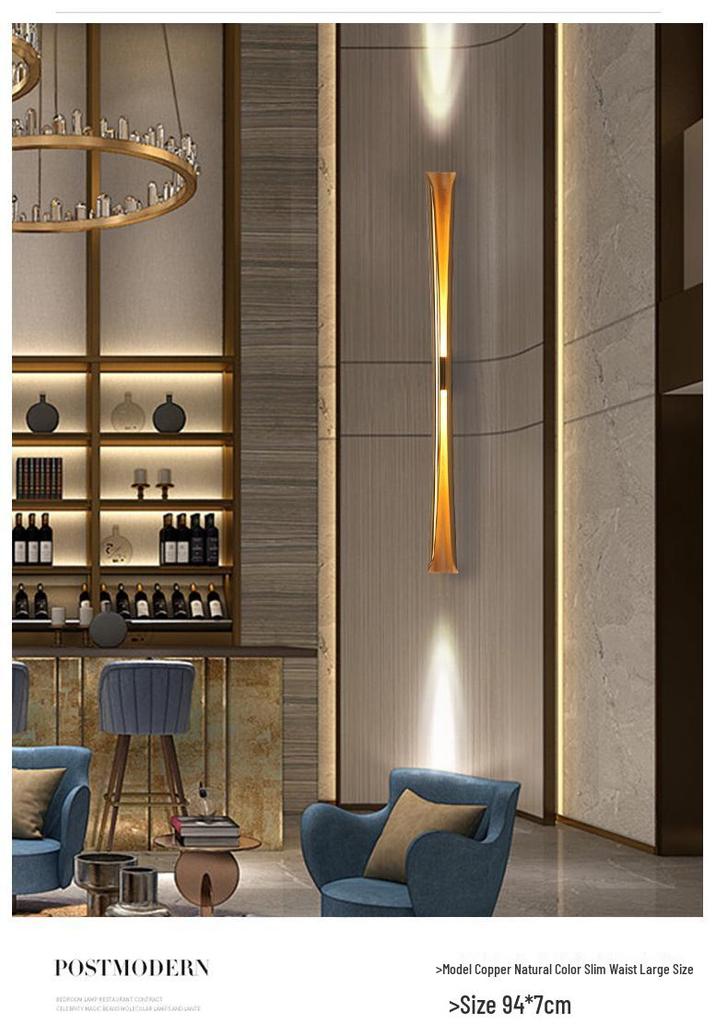 Nordic Minimalist LED Wall Lamp – Wrought Iron Design for Bedroom, Living Room, Hallway, or Staircase