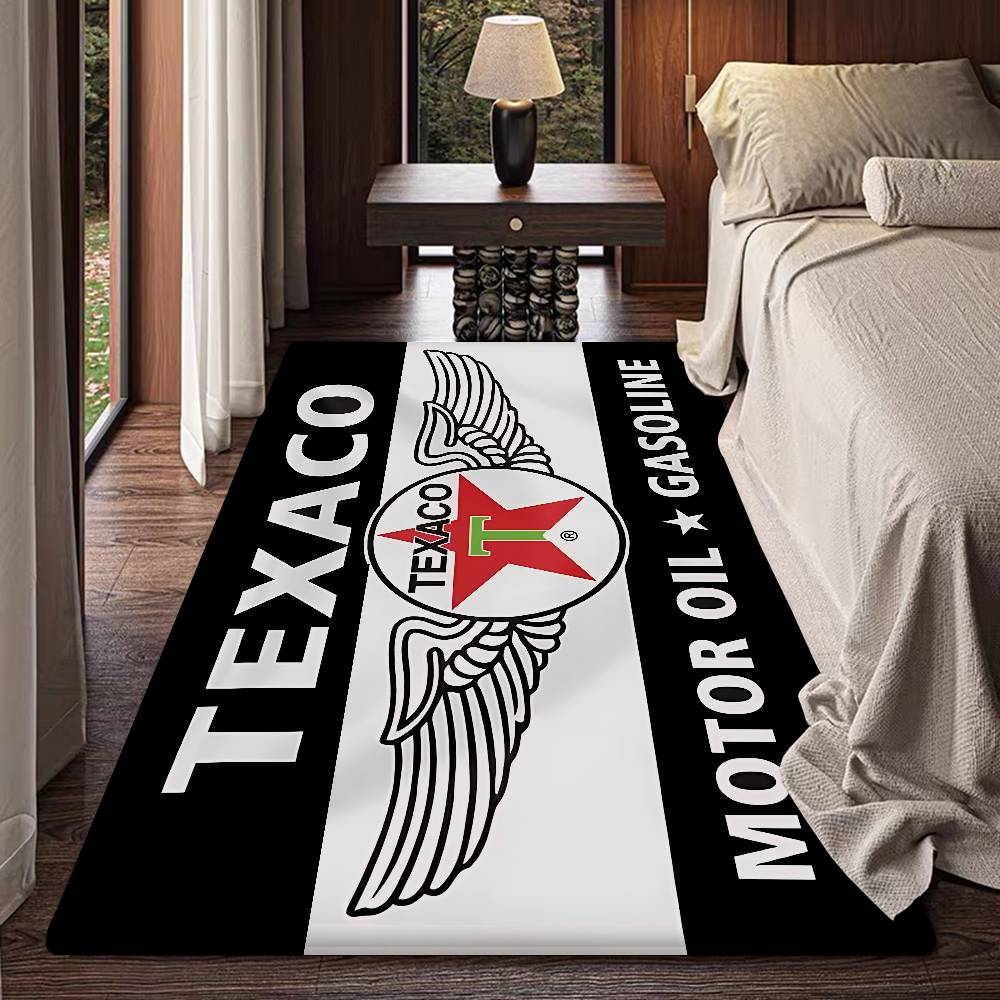 Vintage Texaco Sign Entrance Door Mat Washable Non-Slip Living Room Sofa Chairs Area Mat Kitchen Welcome Doormat