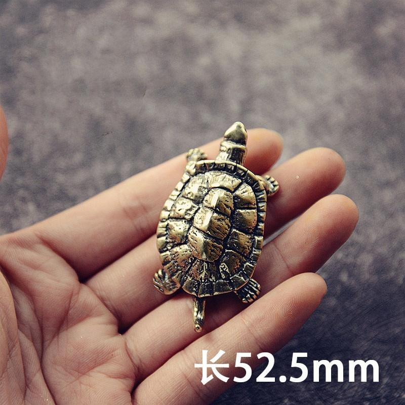 Retro Mosazný Ornament Želva Socha Kovová Socha zvířat Dekorace domácí kanceláře Ornament Čaj Řemesla pro domácí mazlíčky