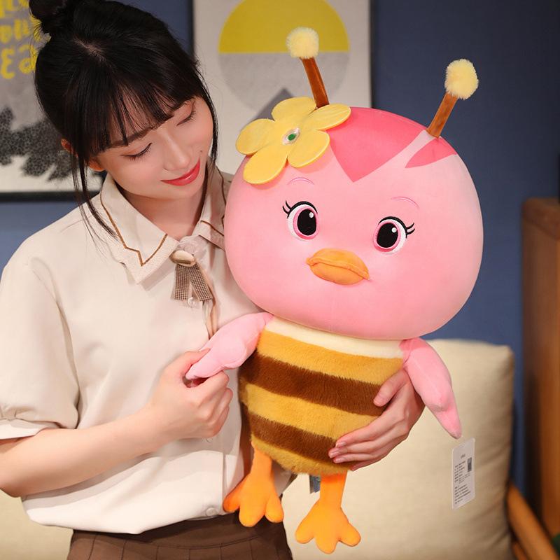 Niedliche Hühner-Plüschpuppe, Hühnerbabypuppe für Kinder, ideales Geburtstagsgeschenk, Greifautomatenpuppe