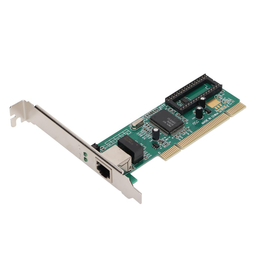 PCI to Gigabit Network Card Self Adaption Single RJ45 Port Indicator Light Stable PCI Ethernet CardGigabit 8169 Chip