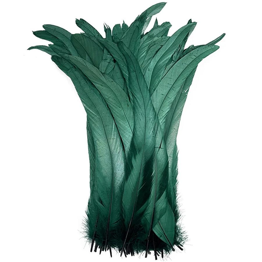 10/100 Stück 25-30cm Natürliche Hahnenfedern DIY Basteln Nähen Weihnachten Feder Party Feder Handgemacht Hochzeitsdekor Zubehör